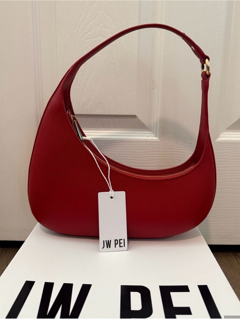 JW PEI Crimson Crescent Shoulder Bag